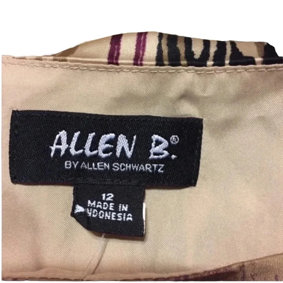 NWT Allen B Tunic Style Multi Colored Dress 12 - Picture 5 of 7